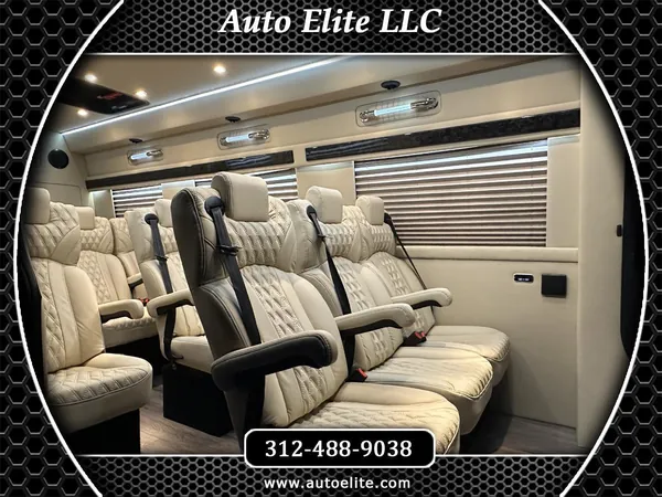 2024 Mercedes-Benz Sprinter 3500 AWD 15 Passenger Mini Bus 767 with Large Legroom