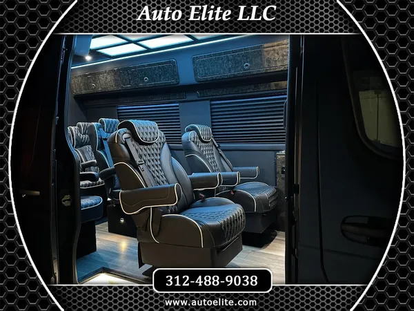 2024 Mercedes-Benz Sprinter Elite Voyager 10 Passenger Luxury Van wth Bathroom